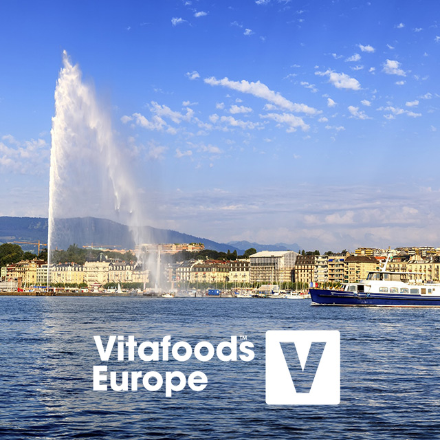 Visit us at Vitafoods Europe